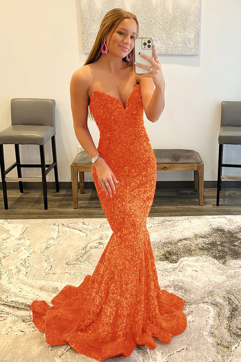 Black Sweetheart Mermaid Prom Dress