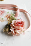 Apricot Party Corsage Wrist flower