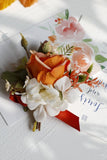 Apricot Party Corsage Wrist flower