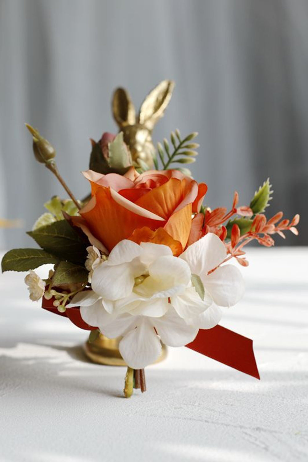 Apricot Party Corsage Wrist flower