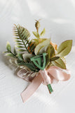 Apricot Party Corsage Wrist flower