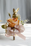 Apricot Party Corsage Wrist flower