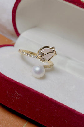 White Pearl Ring