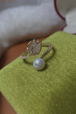 White Pearl Ring