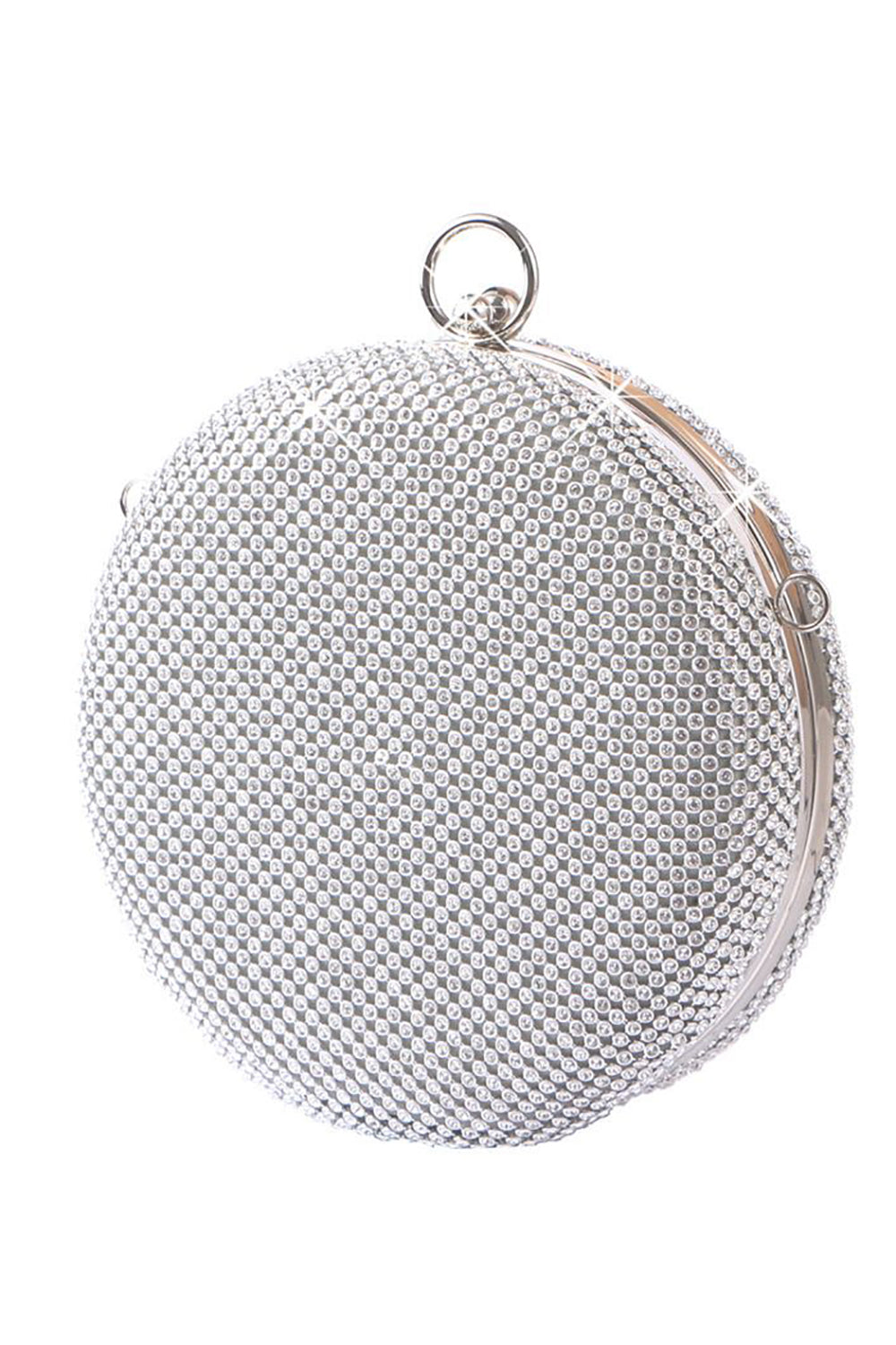 Sparkly Rhinestone Round Evening Party Handbag