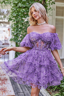 Dark purple hoco dress best sale