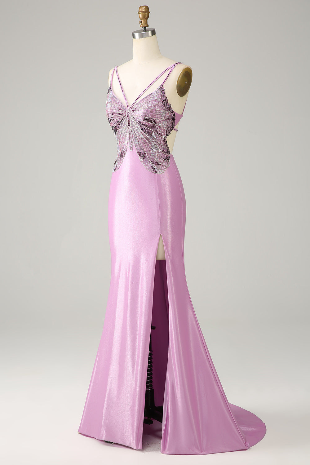 Mermaid Long Prom Dress with Butterfly